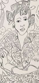 Henri Matisse, Composition, Dessins de Matisse, Hommage no2, Limited Edition Lithograph