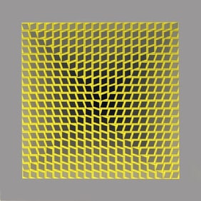 Victor Vasarely, Composition, CTA 102, Limited Edition Heliogravure