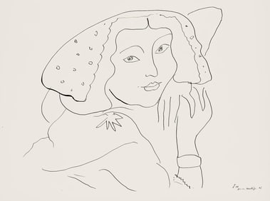 Henri Matisse, Serie I, var. 10 (Duthuit 9), Henri Matisse, Dessins, Themes et variations, Limited