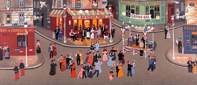 Michel Delacroix, Le Grand Bal, Limited Edition Lithograph