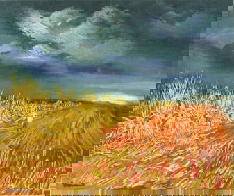 Maurice de Vlaminck, La moisson, Vlaminck, Signed, Limited Edition Lithograph