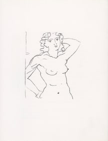 Andre Derain, Buste de femme, Souvenirs et portraits d'artistes, Limited Edition Lithograph