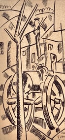 Fernand Leger, L'Obusier de 220, Dessins de Guerre 1915-16, Limited Edition Lithograph