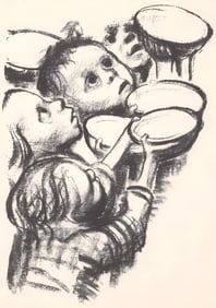 Kathe Kollwitz, Germany's Children are Starving! (Deutschlands kinder hungern!), Limited Edition