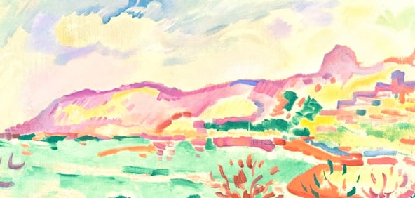 Georges Braque, Paysage a L'estaque, Fauves, Collection Pierre Levy, Limited Edition Lithograph