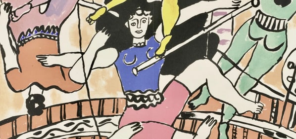 Fernand Leger, Composition, Cirque, Lithographies Originales, Limited Edition Lithograph