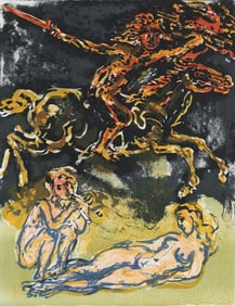 Walter Spitzer, Composition, L'Odyssee, Limited Edition Lithograph