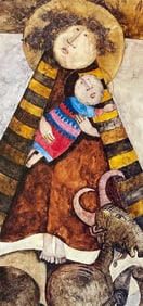 Graciela Rodo Boulanger, Adoration du Belier, Original Edition Offset Lithograph