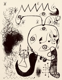 Joan Miro, Composition, The Prints of Joan Miro, Limited Edition Etching