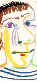 Pablo Picasso, 20.5.64. IX (Cramer 148), Le Gout du Bonheur, Limited Edition Mixed Media Lithograph