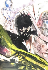 Salvador Dali, Composition (Michler/Lopsinger 1600; Field 69-3), Biblia Sacra, Limited Edition