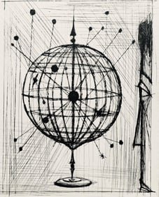 Bernard Buffet, Composition (Reinz 208-222), Voyages Fantastiques, Limited Edition Etching