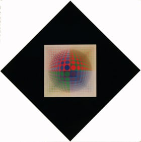 Victor Vasarely, Composition, Vega, Limited Edition Heliogravure
