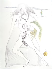 Salvador Dali, Composition (Field 67-4; M/L 174-187), Dali illustre Casanova, Limited Edition