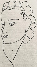 Henri Matisse, Lithographie V (Duthuit 20), Repli, Gravures de Henri Matisse, Limited Edition