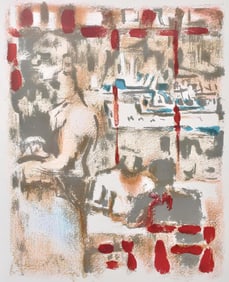 Alexandre Garbell, Composition, Œuvres completes d'Albert Camus, Limited Edition Lithograph