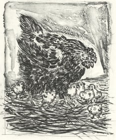 Pablo Picasso, La Mere poule (Mother Hen) (Orozco p.82), Histoire naturelle, Limited Edition