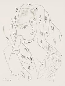 Henri Matisse, Serie L, var. 14 (Duthuit 9), Henri Matisse, Dessins, Themes et variations, Limited