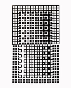 Victor Vasarely, Composition, Corpusculaires, Limited Edition Heliogravure
