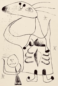 Joan Miro, Composition, The Prints of Joan Miro, Limited Edition Etching