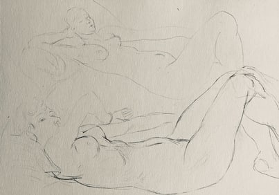 Henri Matisse, Composition (Dutel 3), Dessins de Henri-Matisse, Limited Edition Lithograph