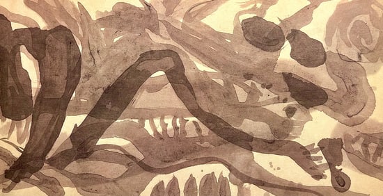 Jackson Pollock, Composition, Jackson Pollock, The Last Sketchbook, Limited Edition Lithograph