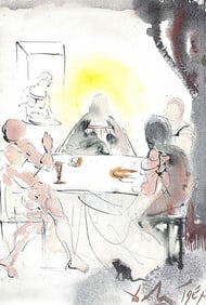 Salvador Dali, Composition (Michler/Lopsinger 1600; Field 69-3), Biblia Sacra, Limited Edition