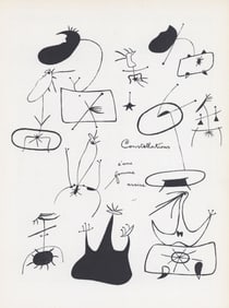 Joan Miro, Composition, XXe siecle, Limited Edition Lithograph