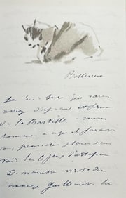 Edouard Manet, Composition, Edouard Manet, Letters with Aquarelles, Limited Edition Lithograph