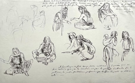 Eugene Delacroix, Composition, Trente et un Dessins et Aquarelles du Maroc, Limited Edition