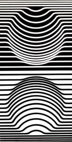Victor Vasarely, Composition, Ondulatoires, Limited Edition Heliogravure