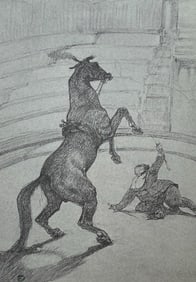 Henri de Toulouse-Lautrec, Performing Horse, Henri de Toulouse-Lautrec, At the Circus, Limited
