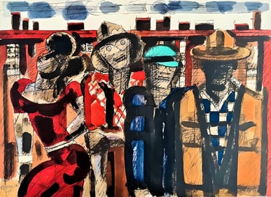 Marcel Gromaire, Composition, Eloge de Gromaire, Limited Edition Lithograph