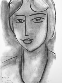 Henri Matisse, Composition, Derriere le miroir, Limited Edition Lithograph