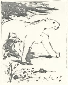 Pablo Picasso, La Lionne (The Lioness) (Orozco p.82), Histoire naturelle, Limited Edition Lithograph