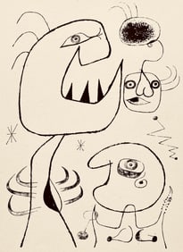 Joan Miro, Composition, The Prints of Joan Miro, Limited Edition Etching