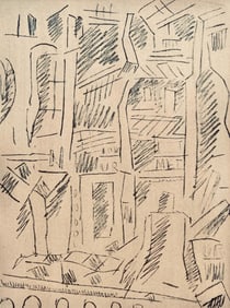 Fernand Leger, Verdun: La place d'Armes, Dessins de Guerre 1915-16, Limited Edition Lithograph