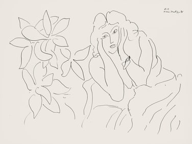 Henri Matisse, Serie E, var. 13 (Duthuit 9), Henri Matisse, Dessins, Themes et variations, Limited
