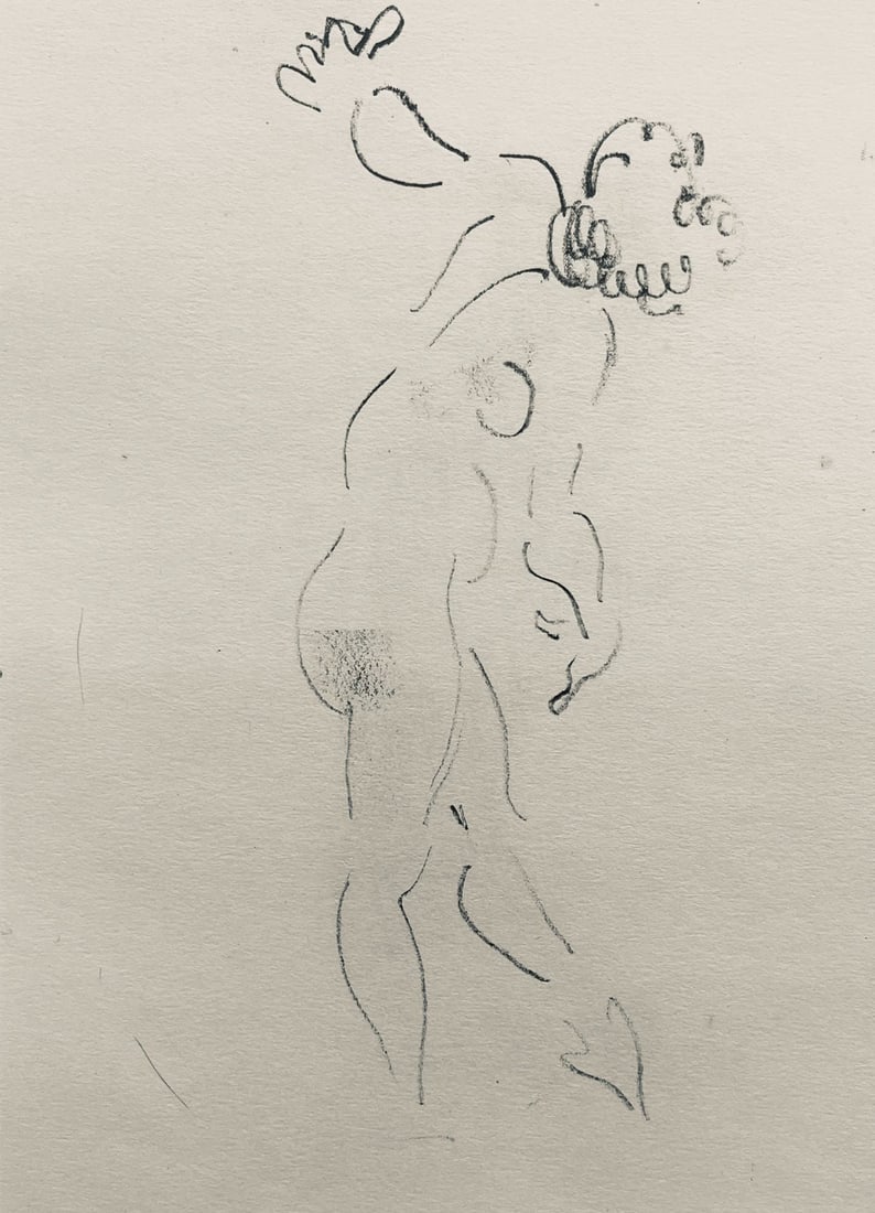 Henri Matisse, Composition (Dutel 3), Dessins de Henri-Matisse, Limited Edition Lithograph (1 of 4)