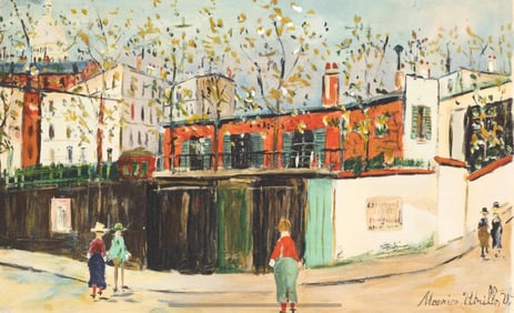 Maurice Utrillo, Montmartre, Douze Contemporains, Limited Edition Lithograph