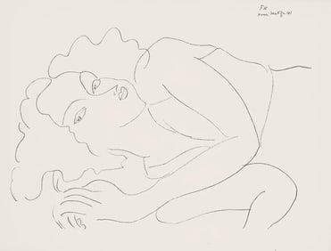 Henri Matisse, Serie F, var. 10 (Duthuit 9), Henri Matisse, Dessins, Themes et variations, Limited