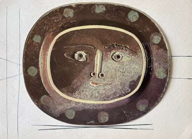 Pablo Picasso, etude pour la ceramique, Ceramiques de Picasso (Orozco 105), Limited Edition