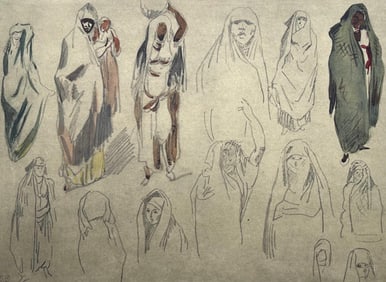 Eugene Delacroix, Composition, Trente et un Dessins et Aquarelles du Maroc, Limited Edition