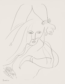 Henri Matisse, Serie V, var. 7 (Duthuit 9), Henri Matisse, Dessins, Themes et variations, Limited