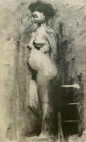 Albert Marquet, Nu. Fusain, Marquet, Limited Edition Lithograph