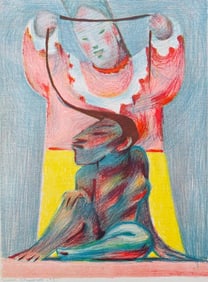 Jean Charlot, Composition, Limited Edition Lithograph