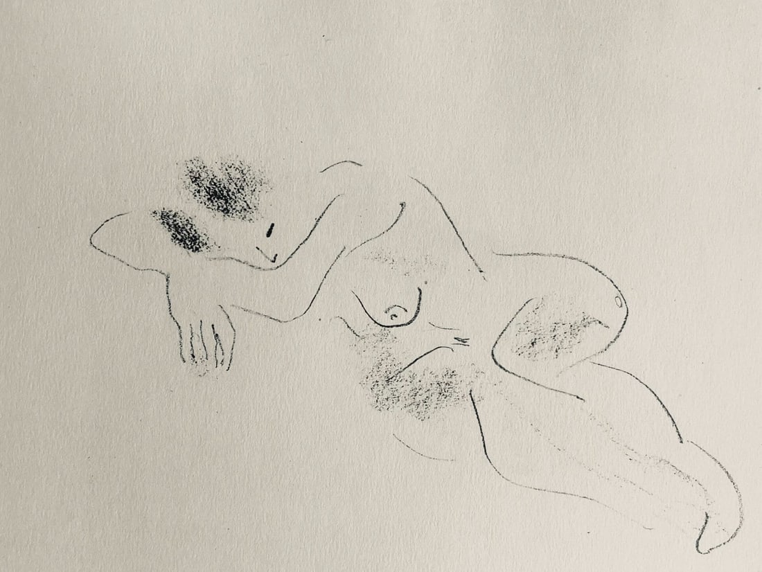 Henri Matisse, Composition (Dutel 3), Dessins de Henri-Matisse, Limited Edition Lithograph (1 of 4)