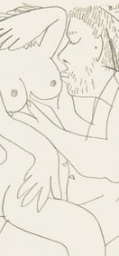 Pablo Picasso, 8.10.64. XV (Cramer 148), Le Gout du Bonheur, Limited Edition Mixed Media Lithograph