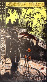 Paul Gauguin, Delightful Land (Nave nave fenua), Limited Edition Woodcut
