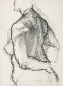 Ian Hornak, Renaissance Female Nude Figure Study, 1963, Original Drawing